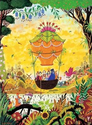 Nathan Messager à la montgolfière - obrázek puzzlí